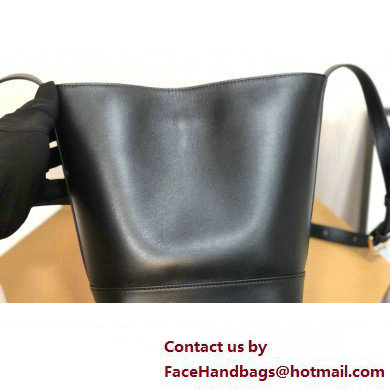 Celine SMALL BUCKET CUIR TRIOMPHE Bag in SMOOTH CALFSKIN 198243 Black