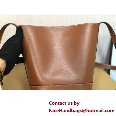 Celine SMALL BUCKET CUIR TRIOMPHE Bag in SMOOTH CALFSKIN 198243 Brown