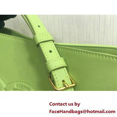 Celine SMALL BUCKET CUIR TRIOMPHE Bag in SMOOTH CALFSKIN 198243 Green