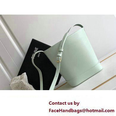 Celine SMALL BUCKET CUIR TRIOMPHE Bag in SMOOTH CALFSKIN 198243 Jade