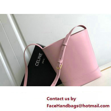 Celine SMALL BUCKET CUIR TRIOMPHE Bag in SMOOTH CALFSKIN 198243 Pink