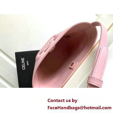 Celine SMALL BUCKET CUIR TRIOMPHE Bag in SMOOTH CALFSKIN 198243 Pink