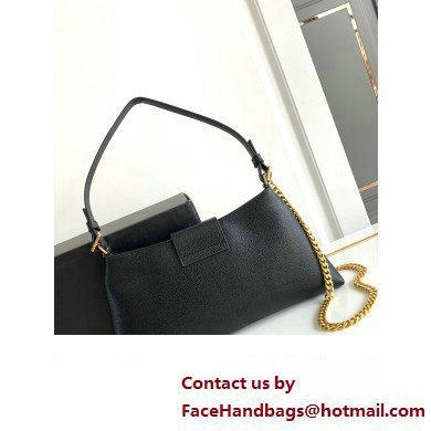 Celine WILTERN CLUTCH BAG TRIOMPHE SOFT in SMOOTH CALFSKIN 113673 Black