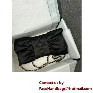 Chanel Clutch in Satin black AS4098 2023