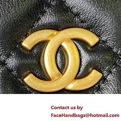 Chanel Clutch with Chain in Lambskin AP3485 BLACK 2023