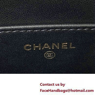 Chanel Clutch with Chain in Lambskin and Imitation Pearls AP3515 BLACK 2023