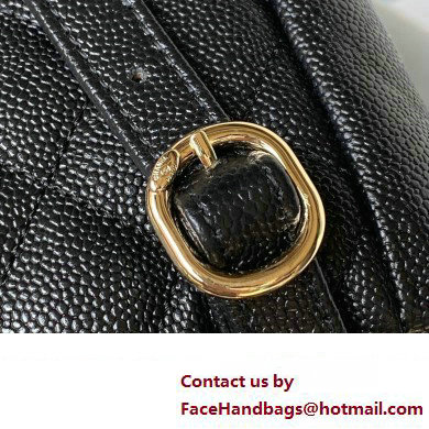 Chanel Grained Calfskin Backpack Bag AS3860 Black 2023