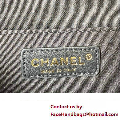 Chanel Grained Calfskin Backpack Bag AS3860 Black 2023