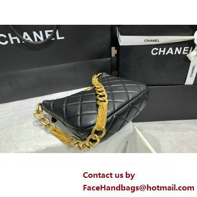 Chanel Hobo Handbag in Lambskin AS4220 black 2023