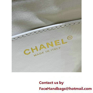 Chanel Hobo Handbag in Lambskin AS4220 white 2023