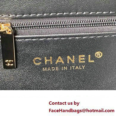 Chanel Lambskin Clutch with Chain Bag AS3791 Black 2023