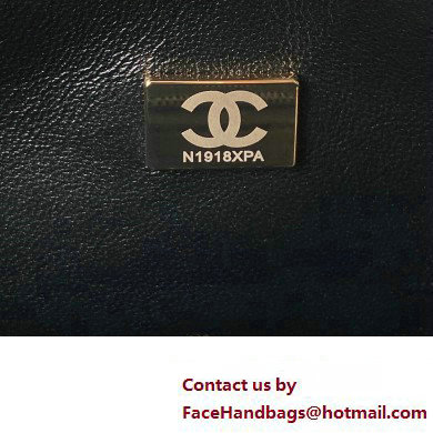 Chanel Lambskin Clutch with Chain Bag AS3791 Black 2023