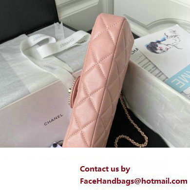 Chanel Lambskin Clutch with Chain Bag AS3791 Pink 2023