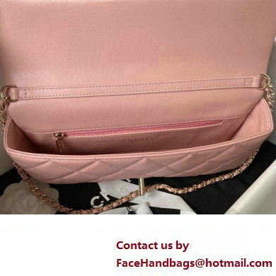 Chanel Lambskin Clutch with Chain Bag AS3791 Pink 2023