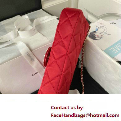 Chanel Satin Clutch with Chain Bag AS3791 Dark Red 2023