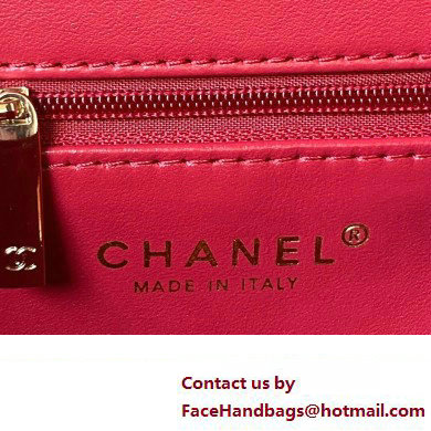 Chanel Satin Clutch with Chain Bag AS3791 Dark Red 2023