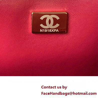 Chanel Satin Clutch with Chain Bag AS3791 Dark Red 2023