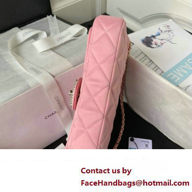 Chanel Satin Clutch with Chain Bag AS3791 Pink 2023