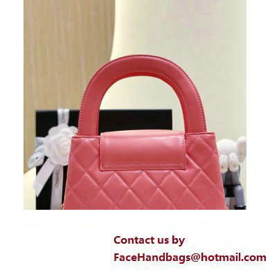 Chanel calfskin Small Flap Bag AS3038 pink 2023