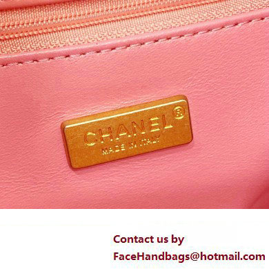 Chanel calfskin Small Flap Bag AS3038 pink 2023