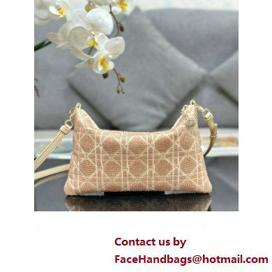 Dior Dream bag in Dusty Ivory Cannage Cotton with Bead Embroidery 2023