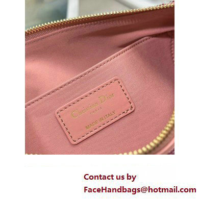 Dior Dream bag in pink Cannage Cotton with Bead Embroidery 2023