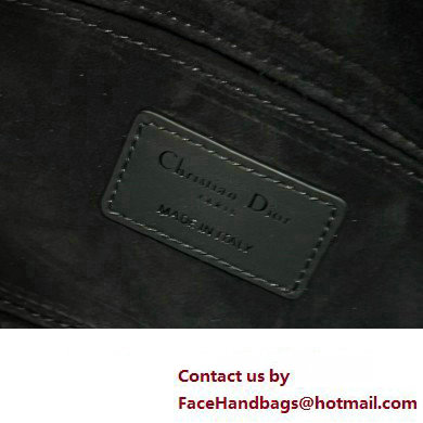 Dior Medium Lady D-Joy Bag in Ultramatte Black Cannage Calfskin