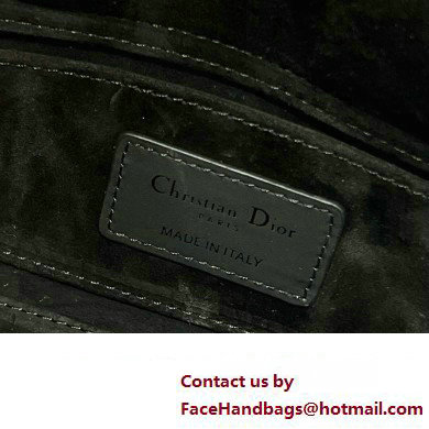 Dior Small Lady D-Joy Bag in Ultramatte Black Cannage Calfskin