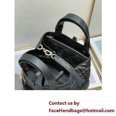 Dior small Toujours Bag in Black Macrocannage Calfskin 2023