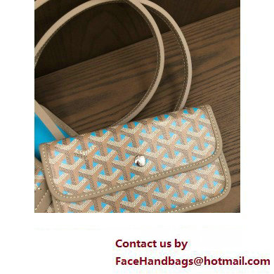 GOYARD CLAIRE VOIE GM TOTE BAG TURQUOISE 2023