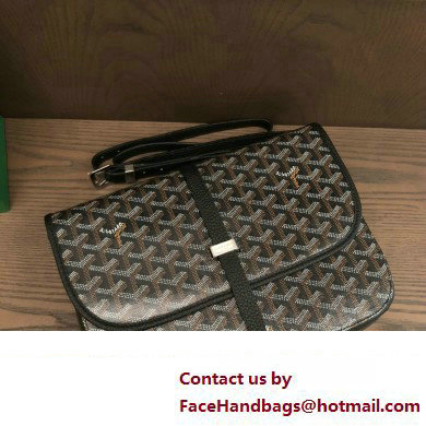 Goyard Belvedere MM Strap Bag Black