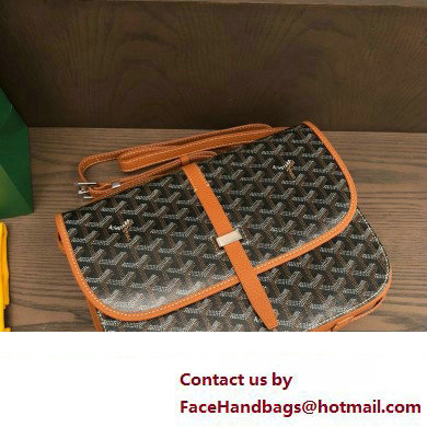 Goyard Belvedere MM Strap Bag Brown