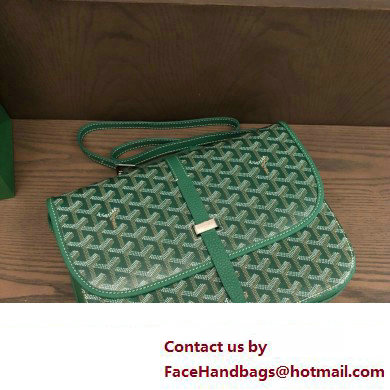 Goyard Belvedere MM Strap Bag Green