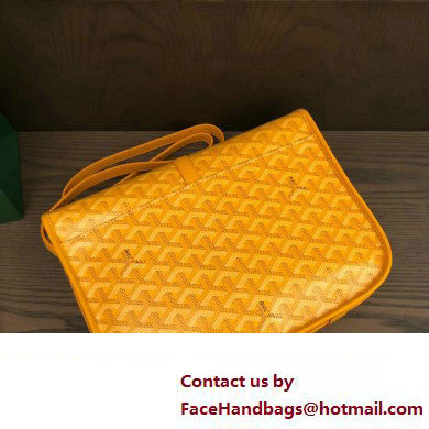 Goyard Belvedere MM Strap Bag Yellow