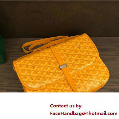 Goyard Belvedere MM Strap Bag Yellow