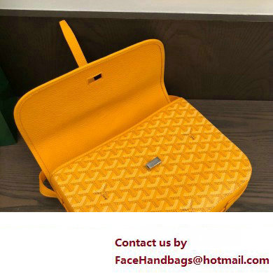 Goyard Belvedere MM Strap Bag Yellow