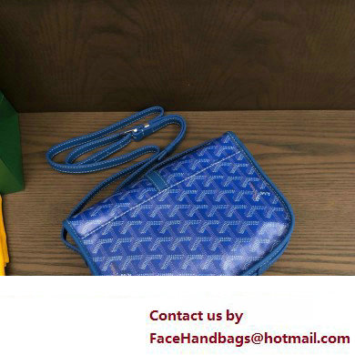 Goyard Belvedere PM Strap Bag Blue