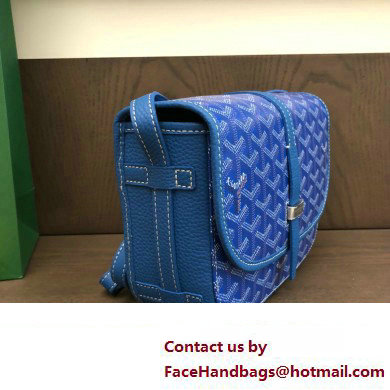 Goyard Belvedere PM Strap Bag Blue