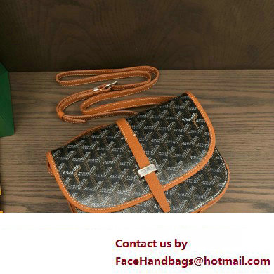 Goyard Belvedere PM Strap Bag Brown