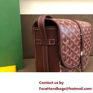 Goyard Belvedere PM Strap Bag Burgundy