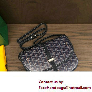 Goyard Belvedere PM Strap Bag Dark Blue