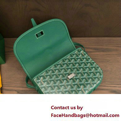 Goyard Belvedere PM Strap Bag Green