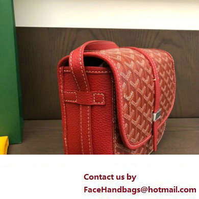 Goyard Belvedere PM Strap Bag Red