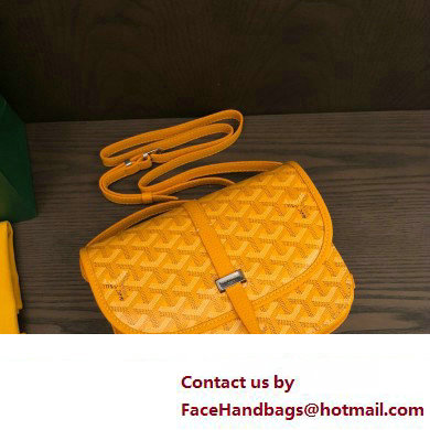 Goyard Belvedere PM Strap Bag Yellow