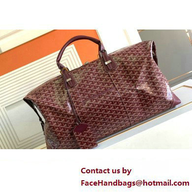 Goyard Boeing Travel 55 Bag Burgundy