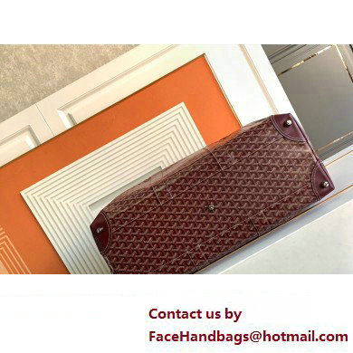 Goyard Boeing Travel 55 Bag Burgundy