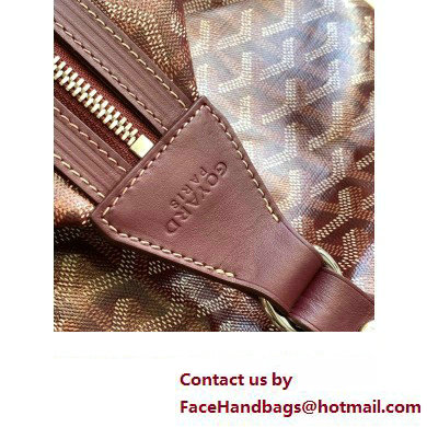 Goyard Boeing Travel 55 Bag Burgundy