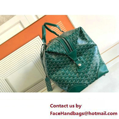 Goyard Boeing Travel 55 Bag Green - Click Image to Close