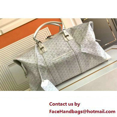 Goyard Boeing Travel 55 Bag White