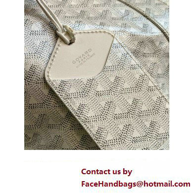 Goyard Boeing Travel 55 Bag White